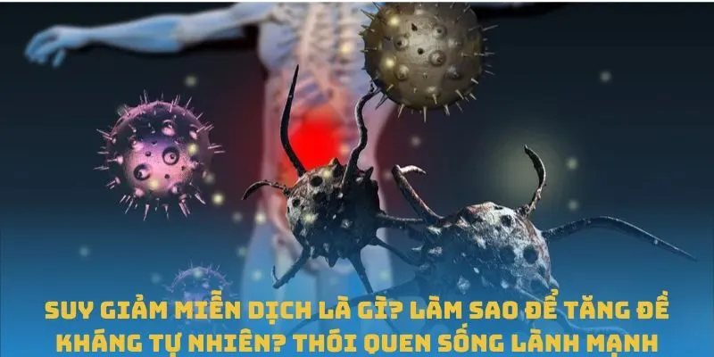 Suy giảm miễn dịch là gì? Làm sao để tăng đề kháng tự nhiên từ thói quen sống lành mạnh